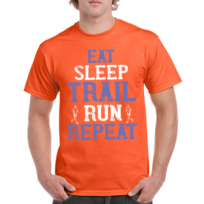 Eat Sleep Trail Run Repeat T-Shirt | Unisex Runner's Tee