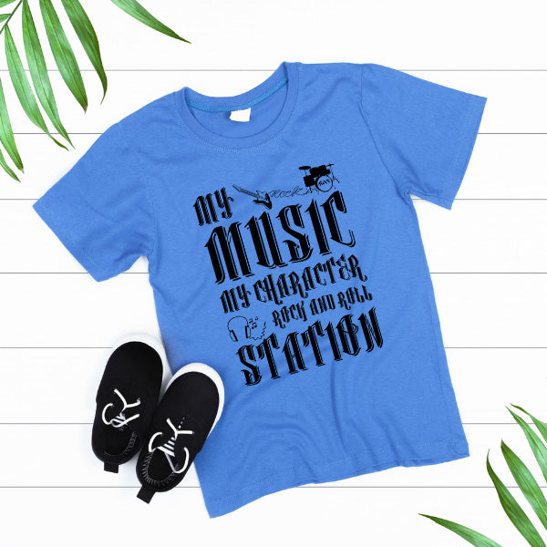 "My Music My Character" Unisex T-Shirt | Ideal for Music Lovers