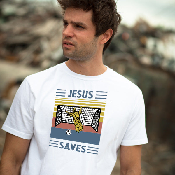 "Jesus Saves" Unisex T-Shirt | Christian Equestrian Apparel