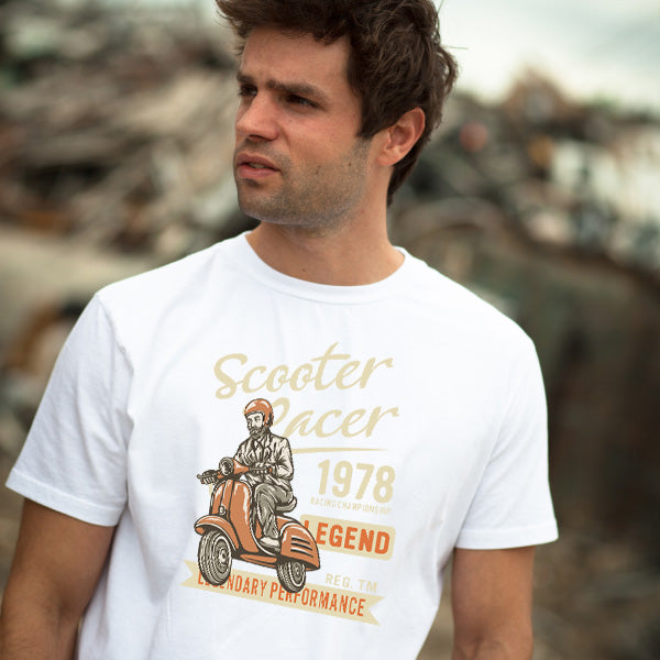 Unisex Scooter Racer T-Shirt | Ideal for Motorbike Fans