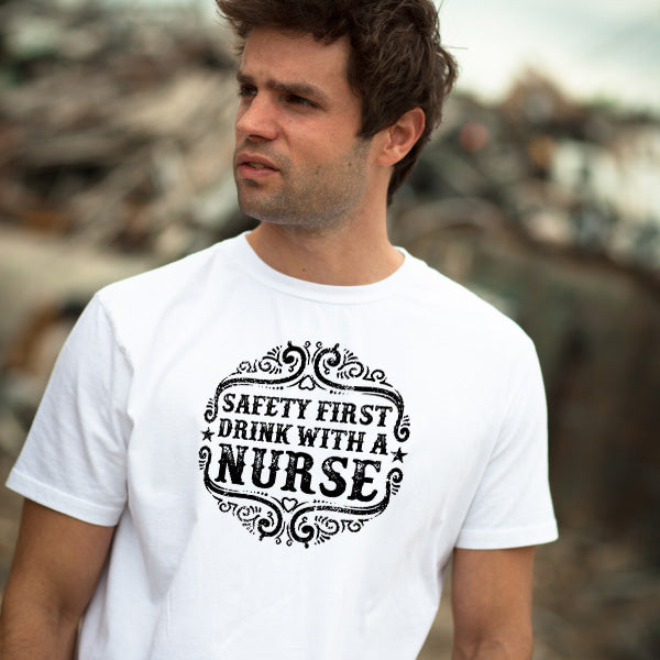 Safety First Nurse T-Shirt | Unisex Equestrian Apparel