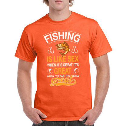 Fishing Is Like Sex T-Shirt | Perfect for Fishing Enthusiasts