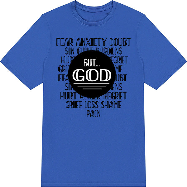 "But God" Unisex T-Shirt | Christian Equestrian Apparel