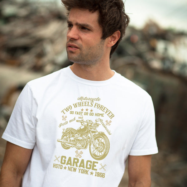 Motorcycle Two Wheels Forever T-Shirt | Unisex | Go Fast