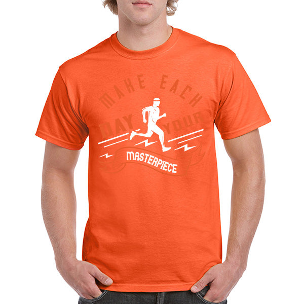 "Make Each Day Your Masterpiece" Unisex T-Shirt - Runner's Edition