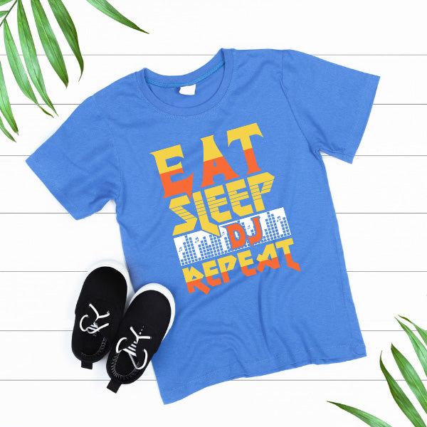 "Eat Sleep DJ Repeat" T-Shirt | Ideal for Music Lovers