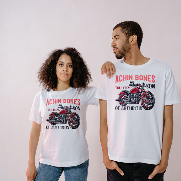 Achin' Bones Unisex T-Shirt | Ideal for Motorcycle Fans