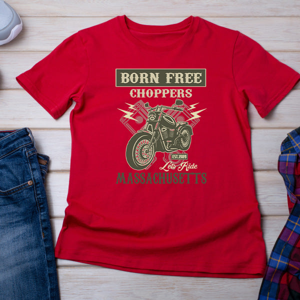 Born Free Choppers Unisex T-Shirt | Perfect for Bikers