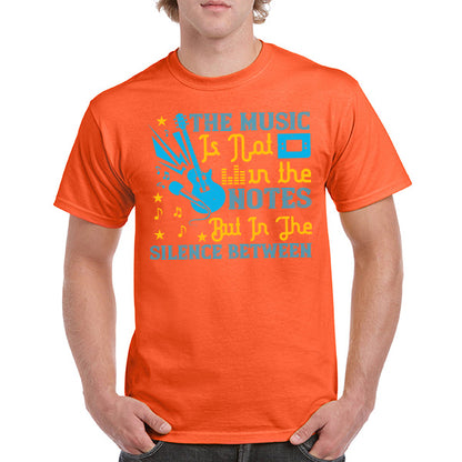 "Music Is In The Silence" Unisex T-Shirt | Ideal for Music Lovers