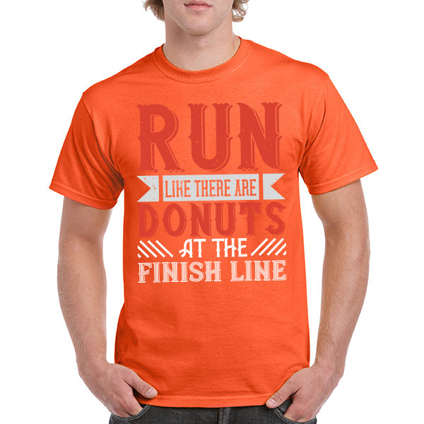 Run Like There Are Donuts T-Shirt | Unisex Runner's Tee