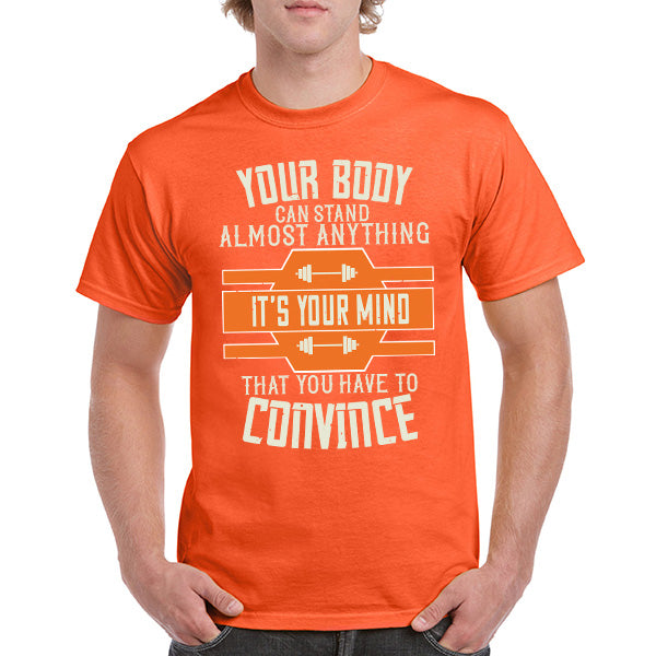 Unisex Fitness T-Shirt - 'Your Mind' Quote | Equestrian Apparel