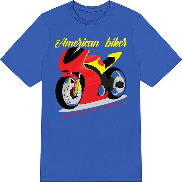 American Biker Unisex T-Shirt | Ideal for Motorcycle Fans