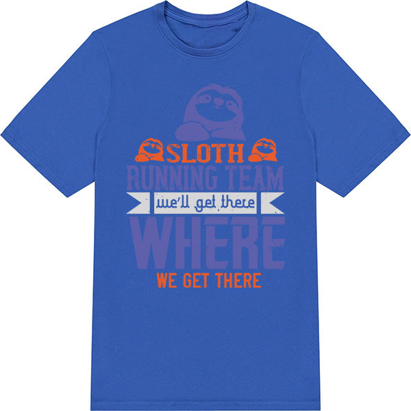 Sloth Running Team Unisex T-Shirt | Equestrian Edition