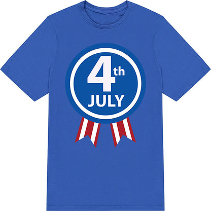 Patriotic Unisex T-Shirt for Fourth of July Equestrian Fun