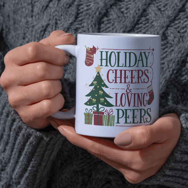 Shop Festive Family Christmas Mug - Double-Sided Print for Holiday Cheer