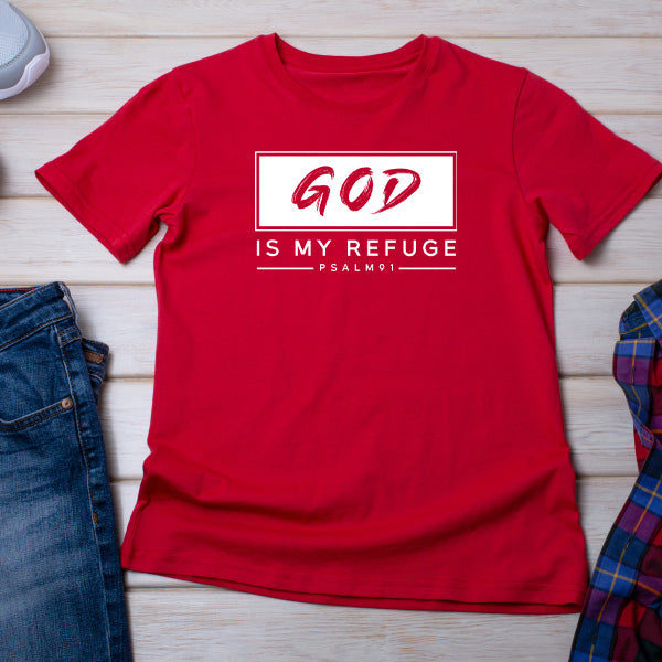 "God Is My Refuge" Unisex T-Shirt | Christian Equestrian Apparel