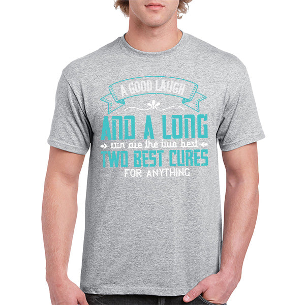 Unisex Runner's T-Shirt: Best Cures Quote - Shop Now