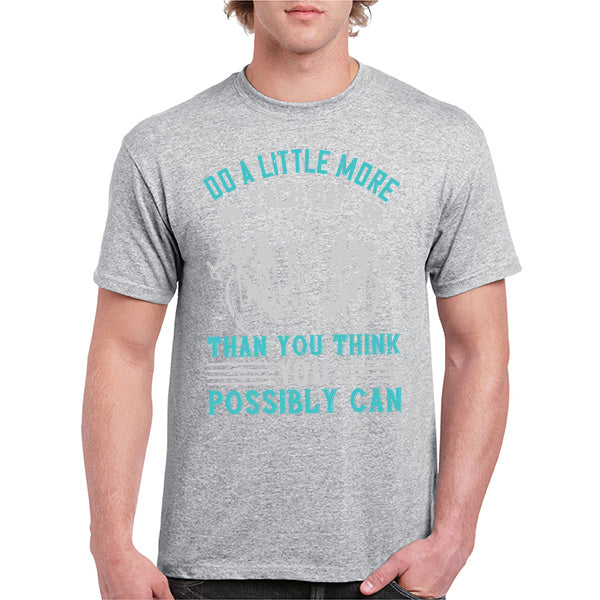 Unisex Runner's T-Shirt - 'Do A Little More' | Equestrian Shop