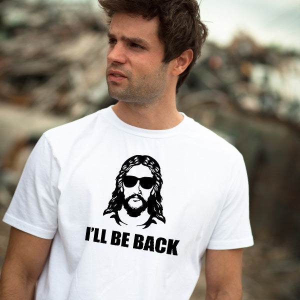 "I Will Be Back" Unisex T-Shirt | Christian Equestrian Apparel