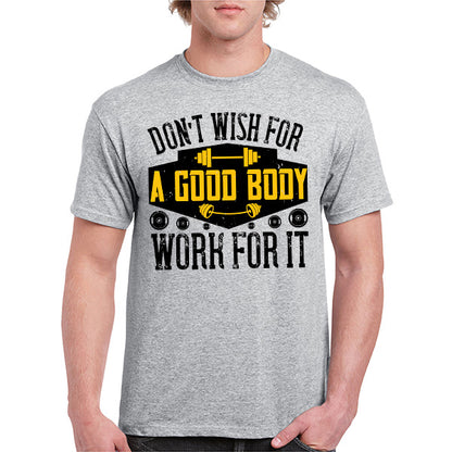 Unisex 'Work For It' T-Shirt | Fitness Focus Collection