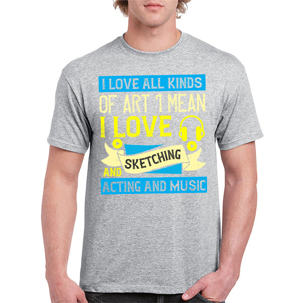 "I Love All Kinds of Art" Unisex T-Shirt | Equestrian Style