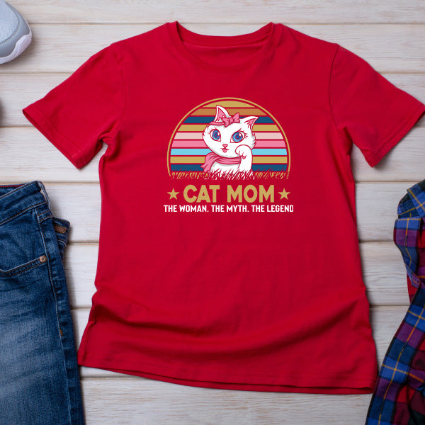 Cat Mom Unisex T-Shirt - Exclusive Cat Collection