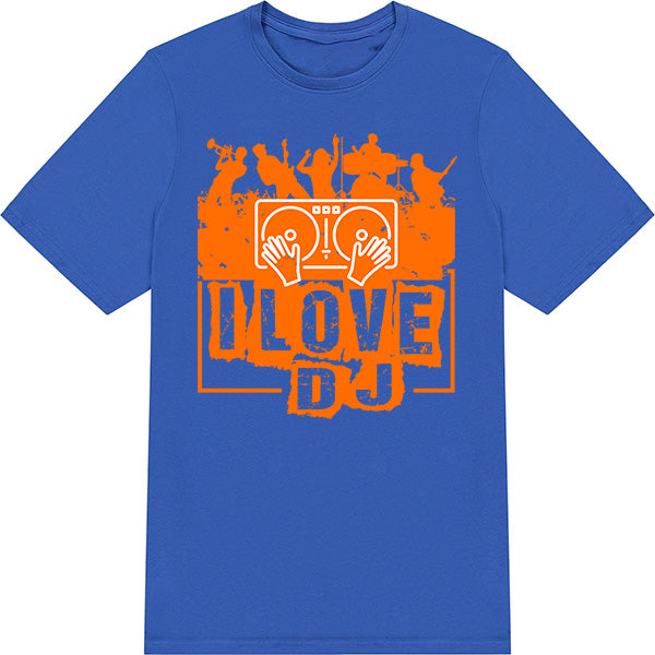 "I Love DJ" Unisex T-Shirt | Equestrian Music Lovers Tee