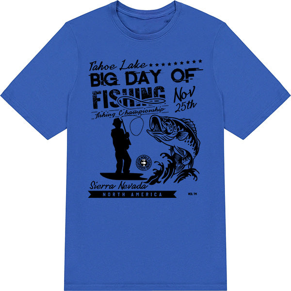 Big Day of Fishing Unisex T-Shirt | Ideal for Anglers