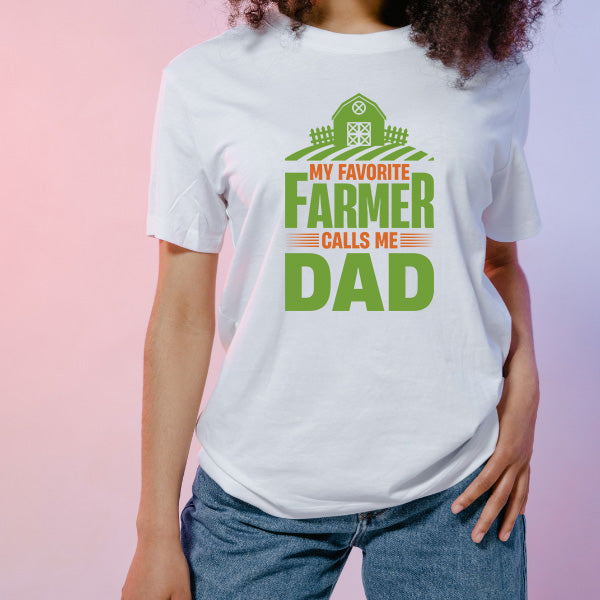 "My Favorite Farmer Calls Me Dad" T-Shirt | Equestrian Apparel