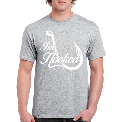 "I Am Hooked" Unisex T-Shirt | Ideal for Fishing Fans