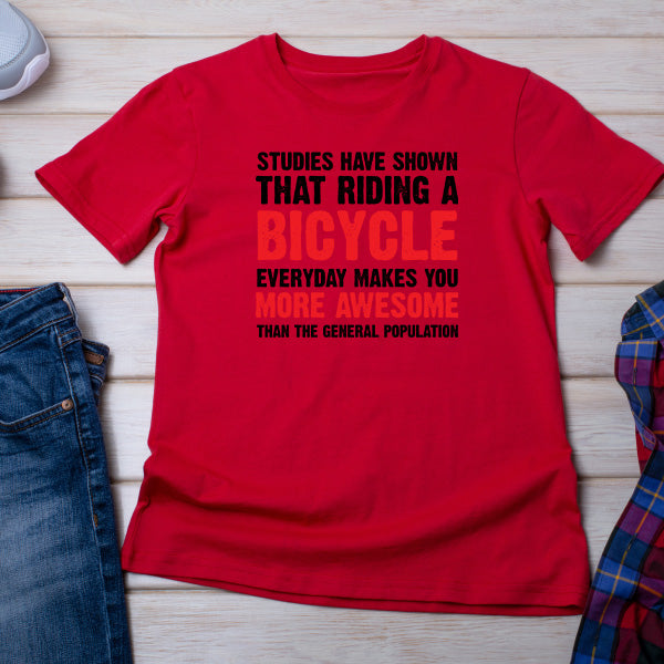 Unisex 'Riding A Bicycle' T-Shirt | Bicycle Adventures