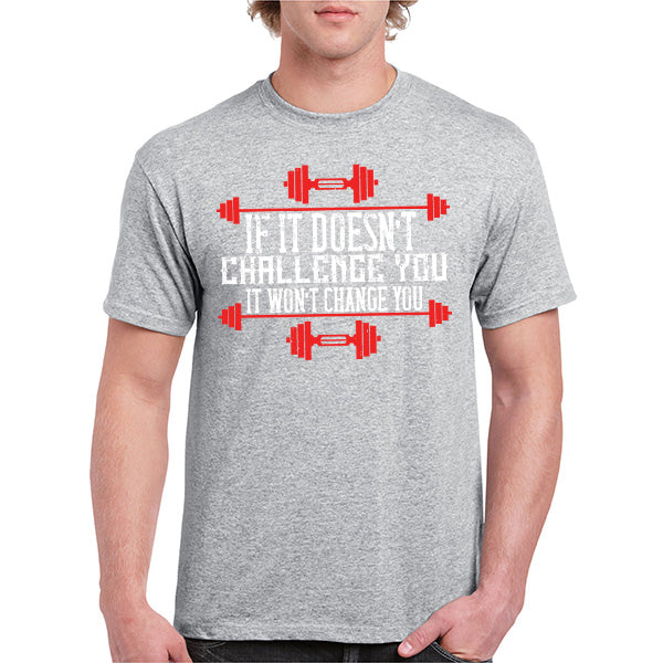 Unisex 'Challenge You' T-Shirt | Fitness Focus Collection