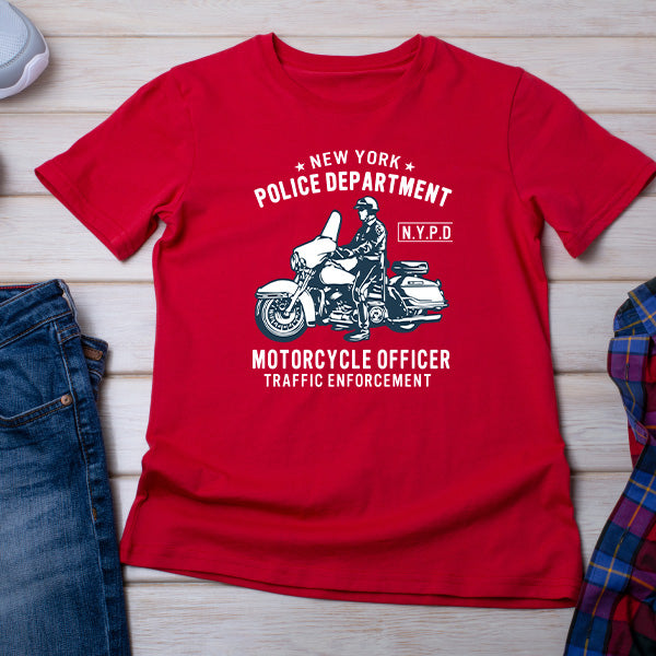 NYPD Unisex T-Shirt | Perfect for Motorbike Enthusiasts