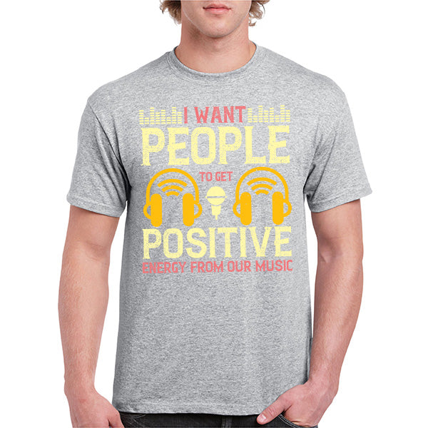 Positive Energy Unisex T-Shirt - Uplifting Vibes for Equestrians