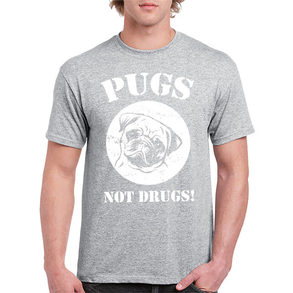 "Pugs Not Drugs" Unisex T-Shirt | Ideal for Dog Lovers