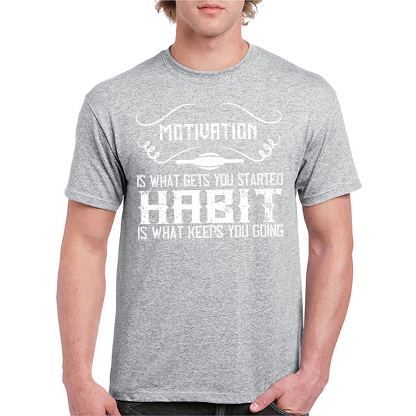 Motivation Habit Unisex T-Shirt | Ideal for Fitness Fans