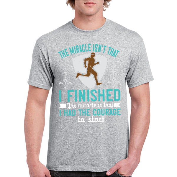 Miracle Courage T-Shirt | Unisex Runner's Edition