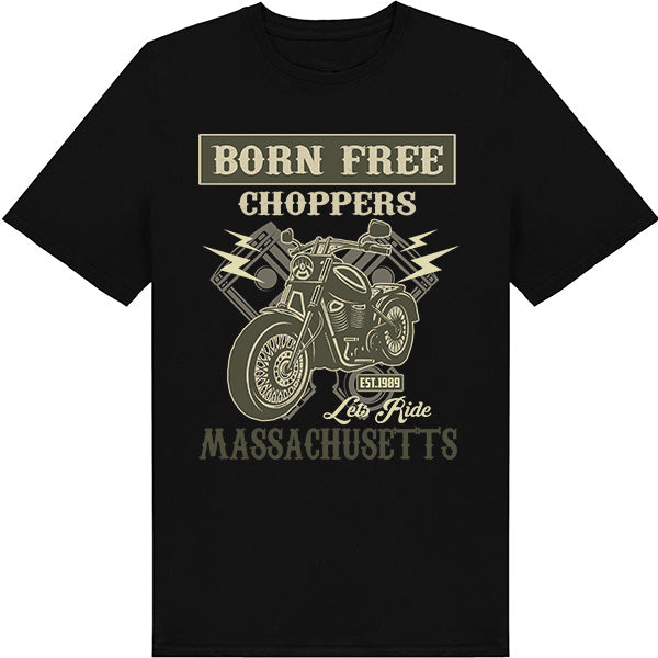 Born Free Choppers Unisex T-Shirt | Perfect for Bikers