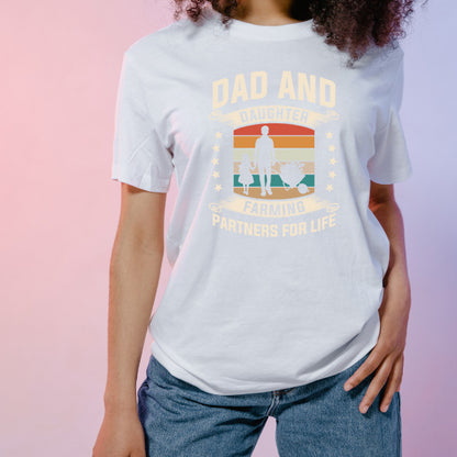 Dad & Daughter Farming Partners T-Shirt | Unisex | Dad's Faves