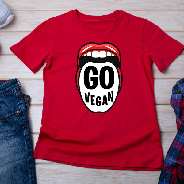 Go Vegan Unisex T-Shirt | Embrace Vegan Vibes | Equestrian Apparel