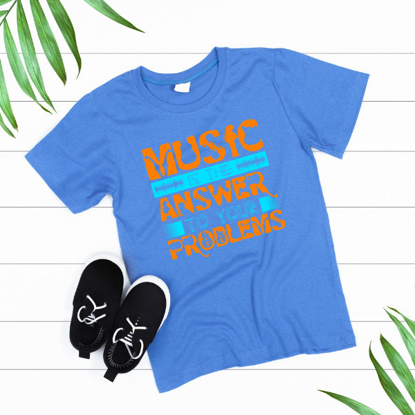 "Music Is The Answer" Unisex T-Shirt | Ideal for Music Lovers