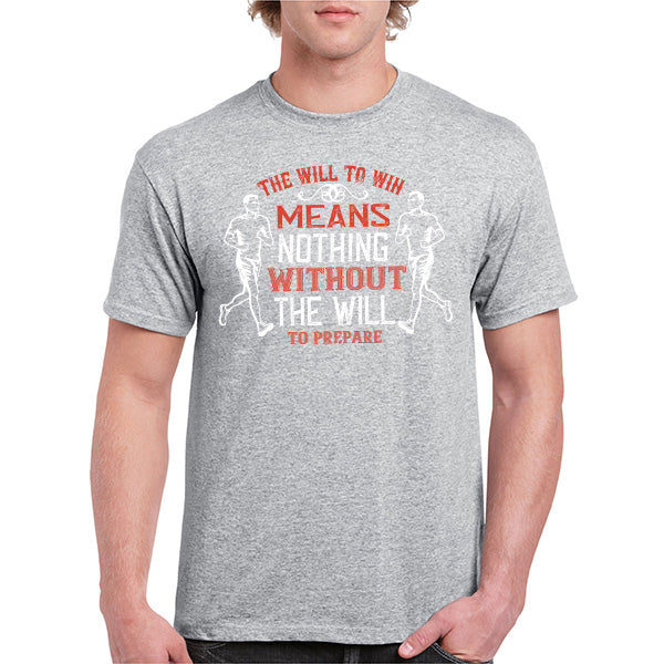 Will To Win T-Shirt | Unisex Runner's Edition | Equestrian Shop