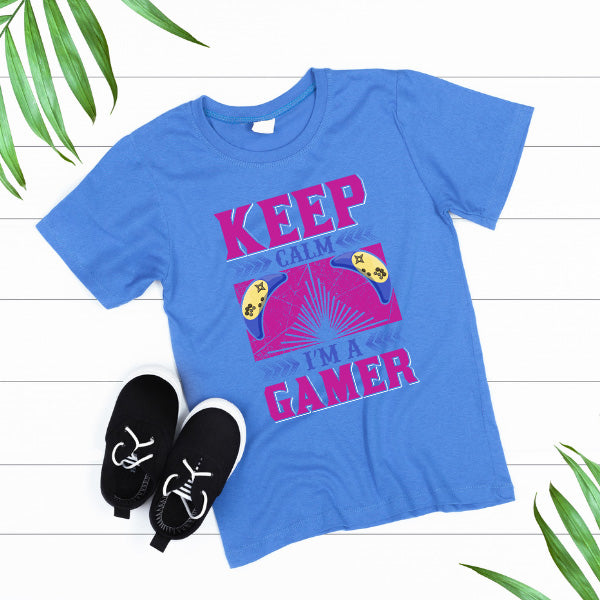 "Keep Calm I'm A Gamer" T-Shirt | Premium Unisex Gaming Tee