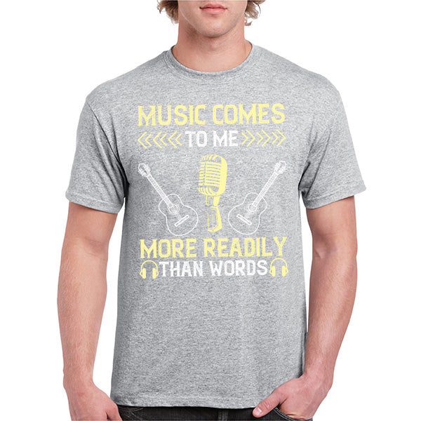 "Music Comes To Me" Unisex T-Shirt | Ideal for Music Lovers