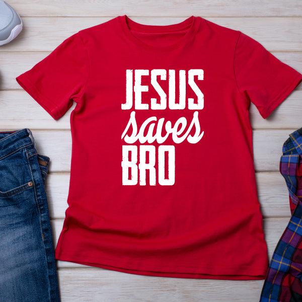 "Jesus Saves Bro" T-Shirt | Christian Equestrian Apparel