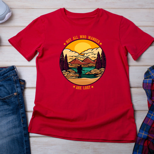 "Not All Who Wander Are Lost" T-Shirt | Ideal for Camping