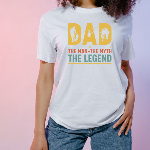 Shop Dad: The Man, The Myth, The Legend T-Shirt | Unisex