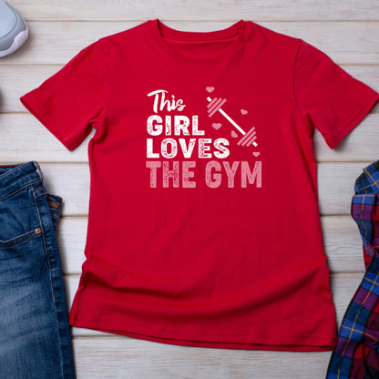 "This Girl Loves The Gym" Unisex T-Shirt | Premium Fitness Tee