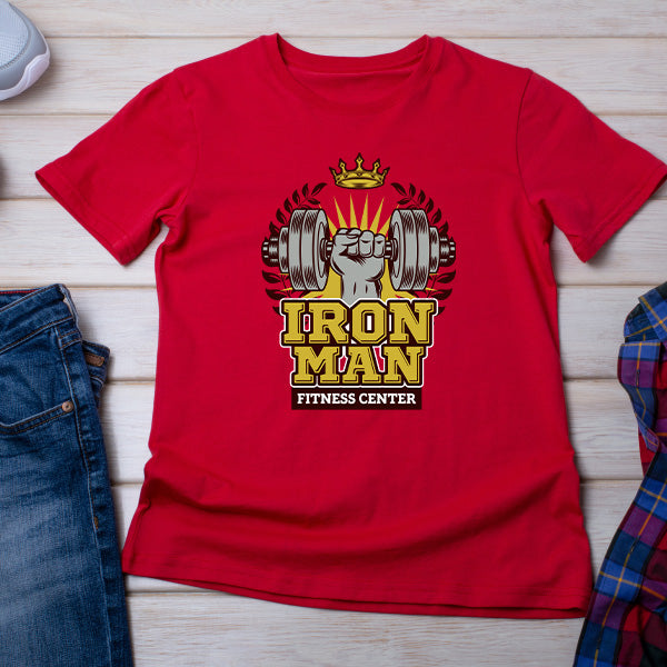 Iron Man Fitness Unisex T-Shirt | Premium Gym Wear