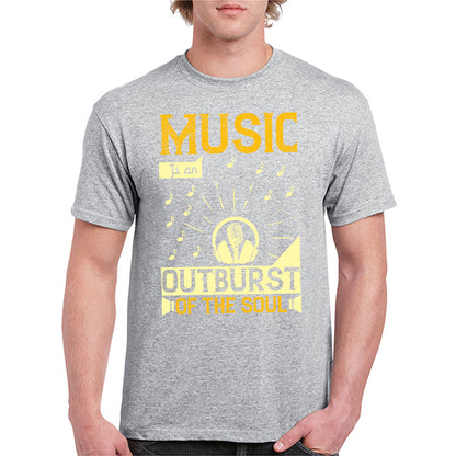 "Music Is An Outburst Of The Soul" Unisex T-Shirt - Shop Now